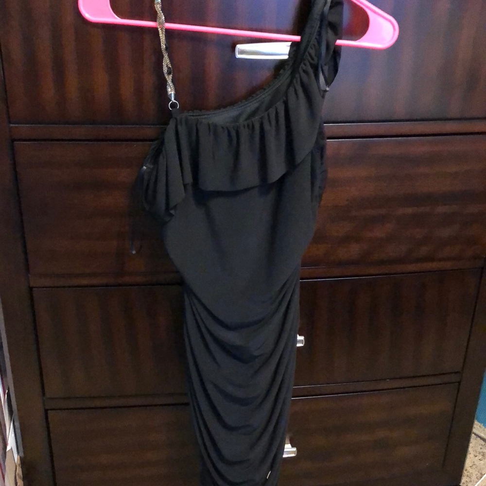 [taboo] black fitted dress